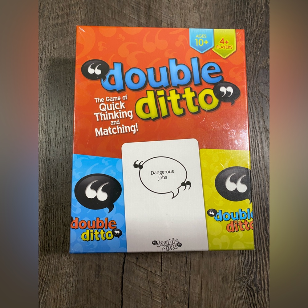 DOUBLE DITTO A Hilarious Award-Winning Family Party Game